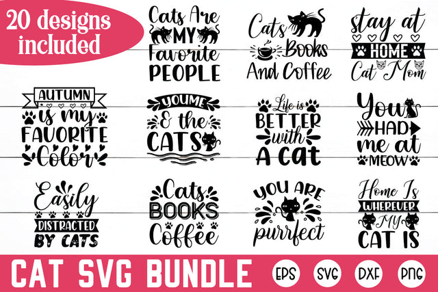 Cat SVG Bundle SVG md faruk hossain 