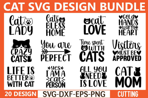 Cat Svg Bundle SVG md faruk hossain 