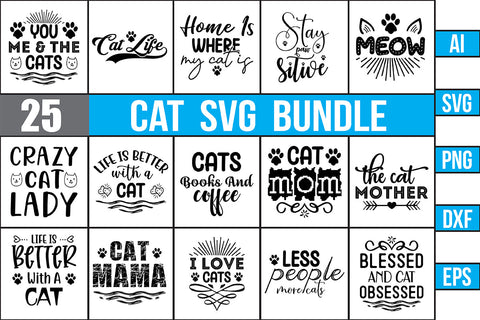 Cat SVG Bundle SVG nirmal108roy 