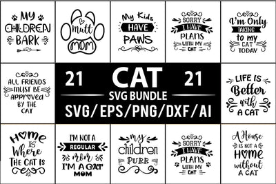 Cat SVG Bundle SVG nirmal108roy 