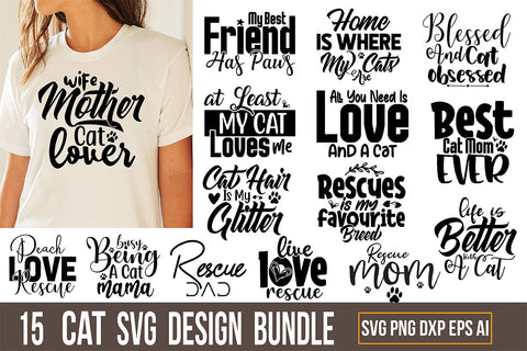 Cat SVG Bundle SVG nirmal108roy 