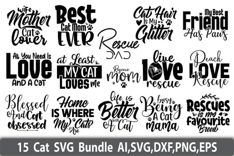 Cat SVG Bundle SVG nirmal108roy 
