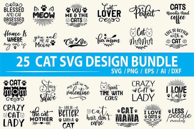 Cat SVG Bundle SVG nirmal108roy 