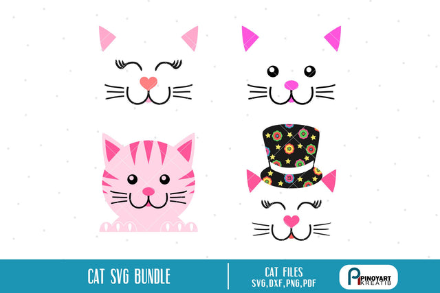 Cat Svg Bundle SVG Pinoyart Kreatib