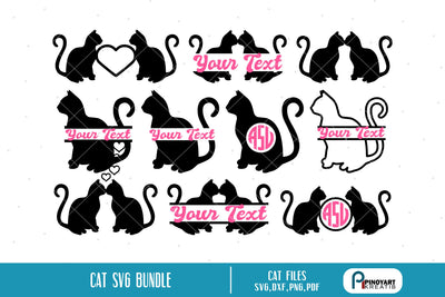 Cat Svg Bundle SVG Pinoyart Kreatib