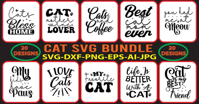 CAT-SVG-BUNDLE SVG Syaman 