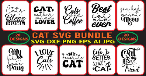 CAT-SVG-BUNDLE SVG Syaman 