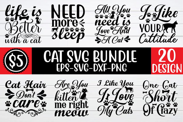 cat svg bundle vol 5 SVG buydesign 