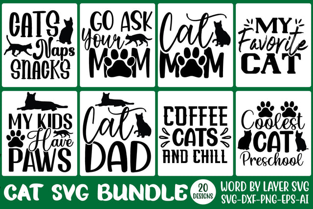 Cat svg bundle vol.2 SVG Rafiqul20606 