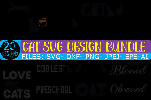 Cat SVG Bundle Vol.3 SVG Rafiqul20606 