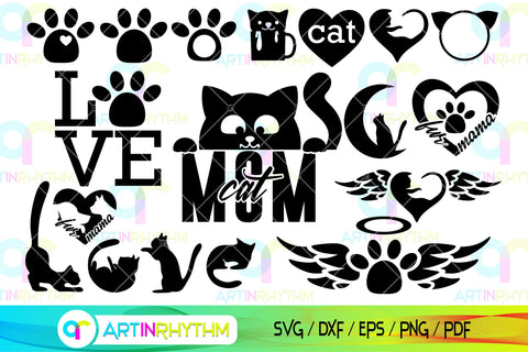 Cat svg bundles SVG Artinrhythm shop 