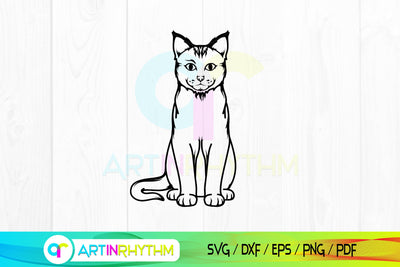 Cat Svg, Cat Svg Cut File, Cat Clip Art, Animal Svg, Pet Svg SVG Artinrhythm shop 