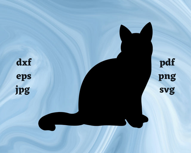 Cat SVG Cut File SVG Northern Light SVG 