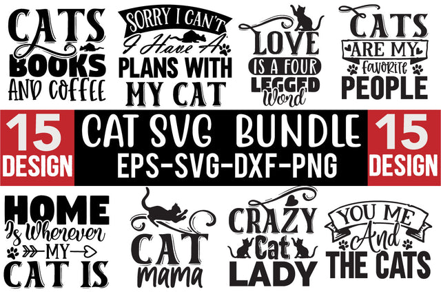Cat SVG Design Bundle SVG CraftingStudio 