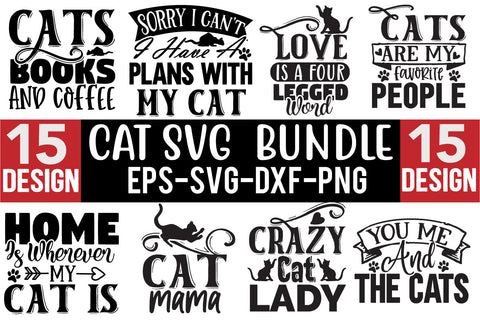 Cat SVG Design Bundle SVG CraftingStudio 