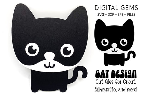 Cat SVG Digital Gems 
