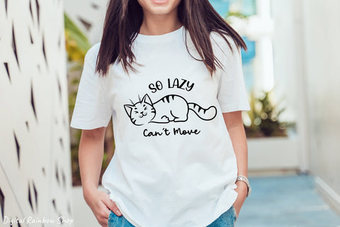 Cat svg, funny cat quote, cat lover designs SVG Digital Rainbow Shop 