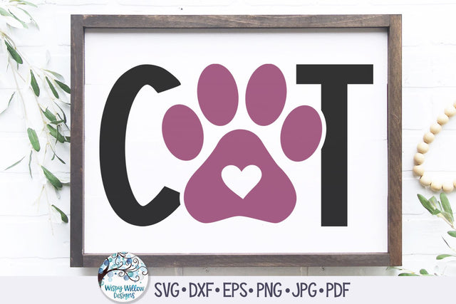 Cat SVG SVG Wispy Willow Designs 