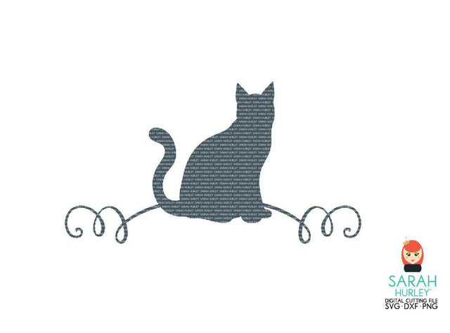 Cat Swirl 2 SVG Sarah Hurley 
