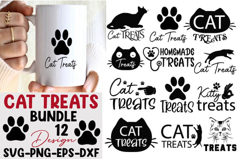 Cat Treats Svg Bundle SVG Angelina750 