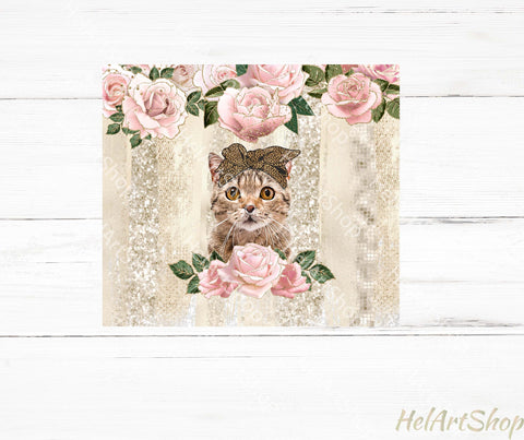 Cat Tumbler PNG | Sublimation Png Sublimation _HelArtShop_ 