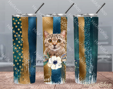 Cat Tumbler PNG | Sublimation Png Sublimation _HelArtShop_ 