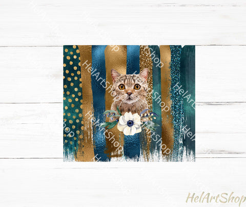 Cat Tumbler PNG | Sublimation Png Sublimation _HelArtShop_ 