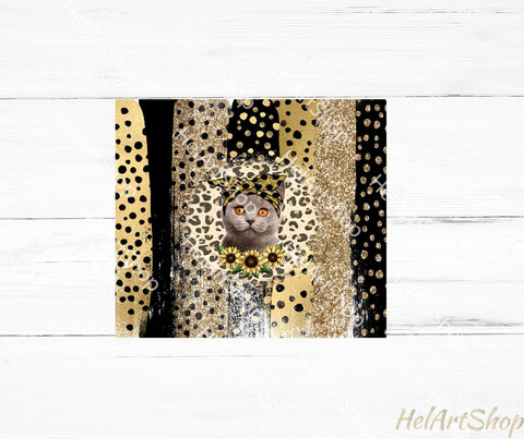 Cat Tumbler PNG Sublimation, SKINNY TUMBLER 20oz Png Sublimation _HelArtShop_ 