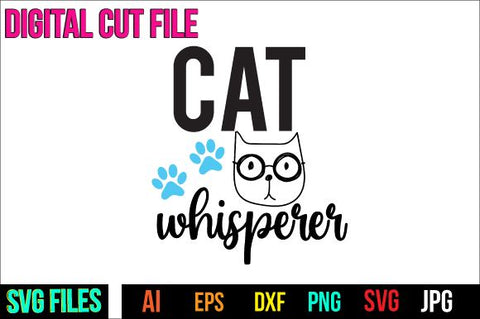 Cat Whisperer SVG Cut File SVG BlackCatsMedia 