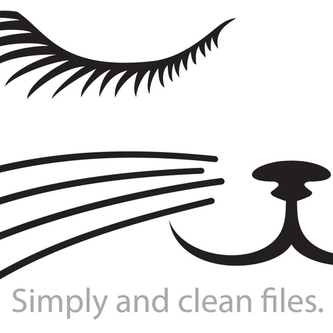 Cat with flower crown SVG TribaliumArtSF 