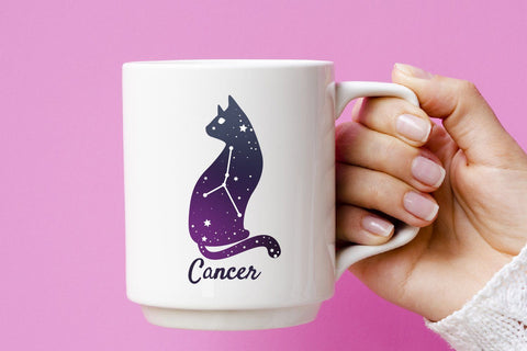 cat zodiac astrological, cat silhouette clip art SVG dadan_pm 