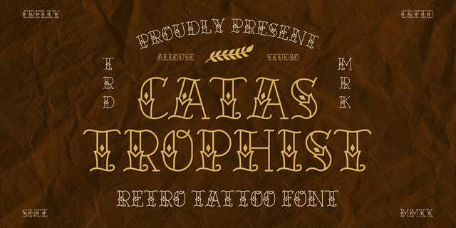 Catastrophist Font Allouse.Studio 