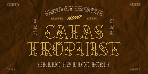 Catastrophist Font Allouse.Studio 