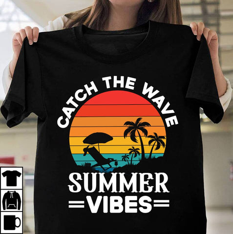 Retro Sunset Rays Wavy Shirt Vintage Shirt Graphic Tees - t shirt store near  me, Clothfusion Tees