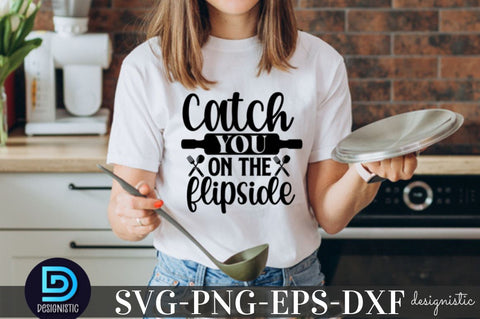 catch you on the flipside, Kitchen Monogram SVG SVG DESIGNISTIC 