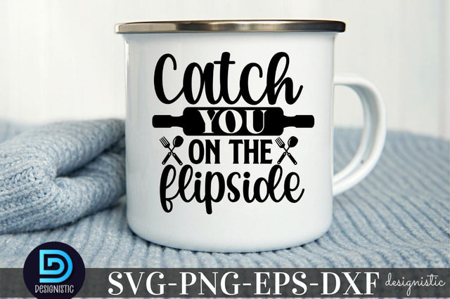 catch you on the flipside, Kitchen Monogram SVG SVG DESIGNISTIC 