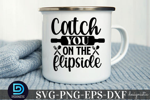 catch you on the flipside, Kitchen Monogram SVG SVG DESIGNISTIC 