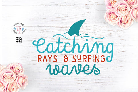 Catching Rays and Surfing Waves SVG Graphic House Design 