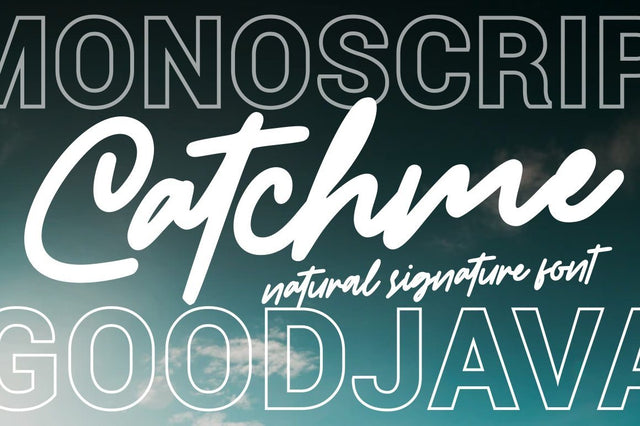 Catchme – Signature Font Font Good Java 