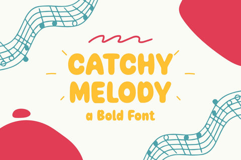 Catchy Melody - a Bold Font Font nhfonts 