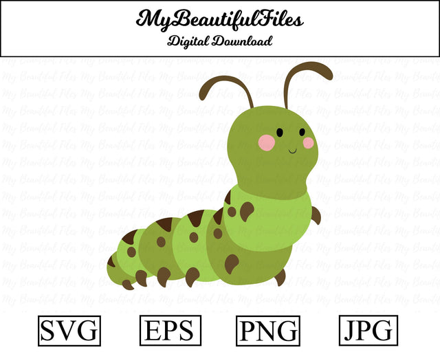 caterpillar - insect SVG MyBeautifulFiles 