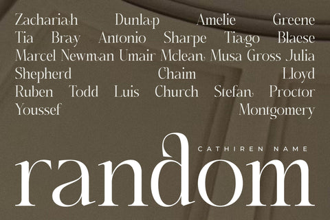 Cathiren Typeface Font Storytype Studio 