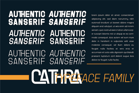 Cathra Font twinletter 