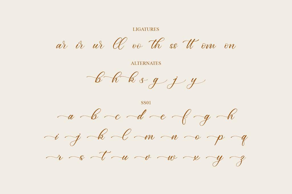 Cathylise Janetson Beautiful Script So Fontsy