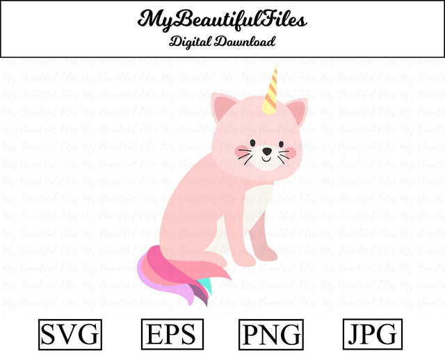 caticorn - Animal SVG MyBeautifulFiles 