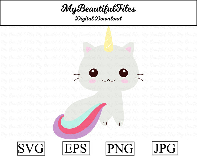 Caticorn - Animal SVG MyBeautifulFiles 