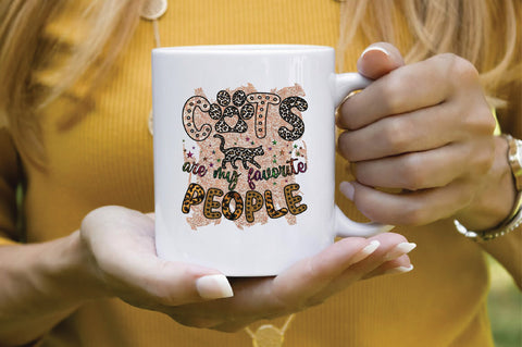 CATS ARE MY FAVORITE PEOPLE Sublimation SVGArt 
