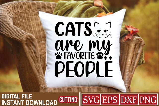 Cats Are My Favorite People SVG Craftlabsvg24 