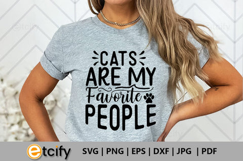 Cats Are my favorite people SVG SVG etcify 