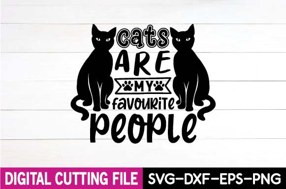 cats are my favourite people SVG designer krishna 